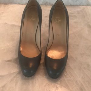 Christian Louboutin Gray Stilettos
